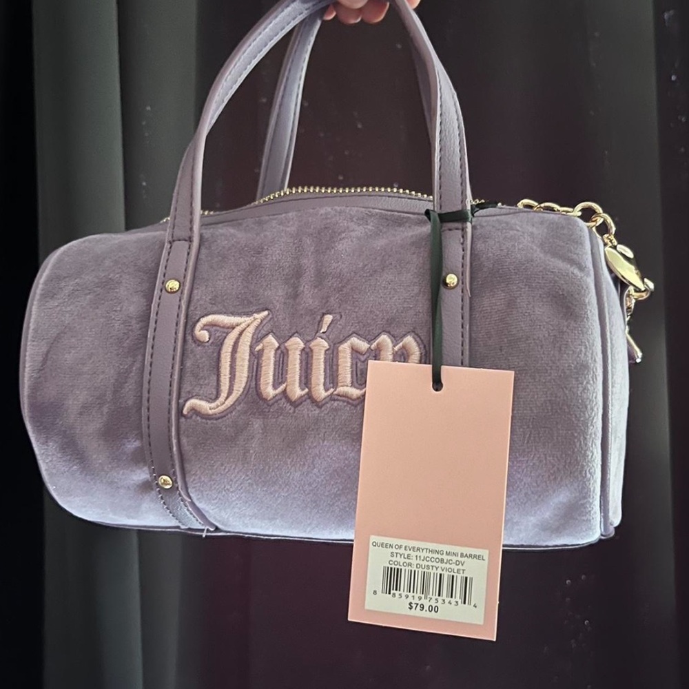 Juicy Couture Lavender Barrel Bag
